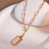 Paparazzi Jewelry Simple Street - Gold Necklace