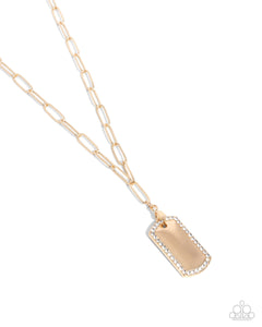 Paparazzi Jewelry Simple Street - Gold Necklace