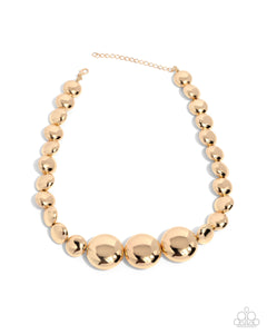 Paparazzi Jewelry Reflective Roar - Gold Necklace