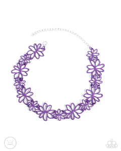 Paparazzi Jewelry Bouquet Blend - Purple Necklace