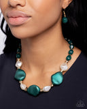 Paparazzi Jewelry Forever Feature - Green Necklace