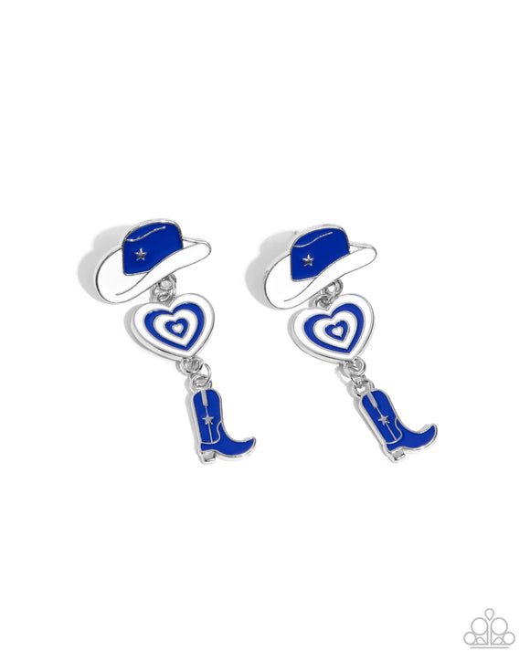 Paparazzi Jewelry Swing Dance Delight - Blue Post Earring