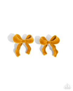 Paparazzi Jewelry Dapper Dedication - Yellow Earrings