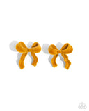 Paparazzi Jewelry Dapper Dedication - Yellow Earrings