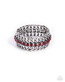 Paparazzi Jewelry Secure Shimmer - Red Bracelet