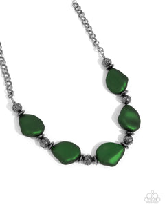 Paparazzi Jewelry Refulgent Reformation - Green Necklace