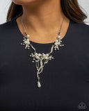 Paparazzi Jewelry Grapevine Getaway - White Necklace