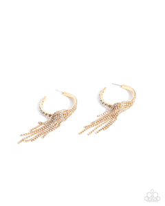 Paparazzi Jewelry Jaw-Dropping Jubilee - Gold Hoop Earrings