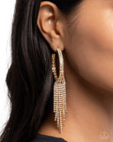 Paparazzi Jewelry Jaw-Dropping Jubilee - Gold Hoop Earrings