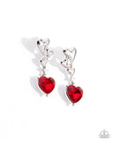 Paparazzi Jewelry Valentines Vaudeville - Red Earrings