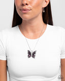 Paparazzi Jewelry Magical Metamorphosis - Purple Butterfly Necklace