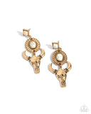 Paparazzi Jewelry Western Week - Gold Earring