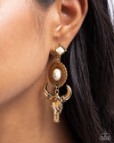 Paparazzi Jewelry Western Week - Gold Earring