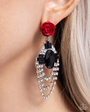 Paparazzi Jewelry Rosy Rave - Red Earrings