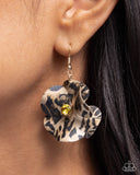 Paparazzi Jewelry Legendary Leopard - Yellow Earrings