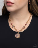 Paparazzi Jewelry FLECKS Big Thing - Purple/Gold Necklace