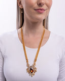 Paparazzi Jewelry Ravishing Ribbon - Brown Necklace