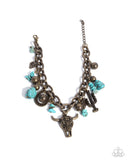 Paparazzi Jewelry Complete Look - Brass Necklace and Bracelet Set