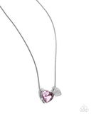 Paparazzi Jewelry Lovely Couple - Pink Necklace