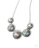 Paparazzi Jewelry Complete Look -White Necklace and Earring Set