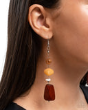 Paparazzi Jewelry Creative Collection - Orange Earrings