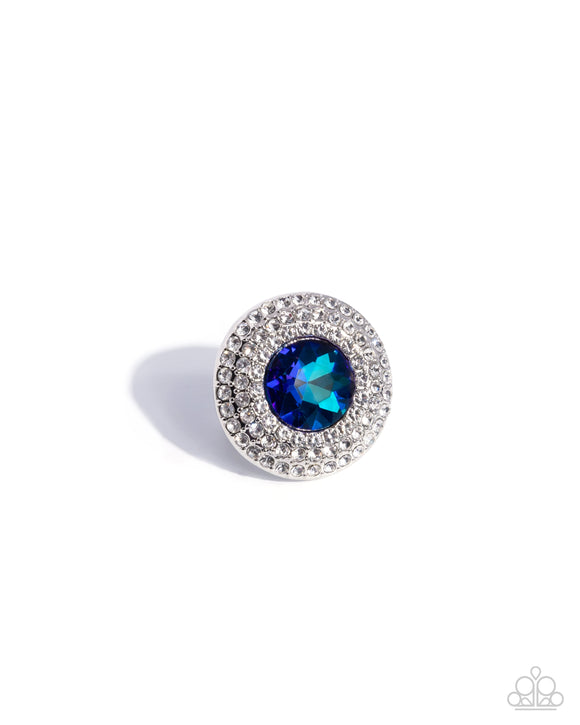 Paparazzi Jewelry Bedazzled Babe - Blue Ring