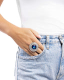 Paparazzi Jewelry Bedazzled Babe - Blue Ring