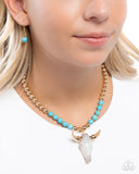 Paparazzi Jewelry Timeless Texan - Blue Necklace