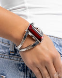 Paparazzi Jewelry Pick-Me-Up Pizzazz - Red Bracelet