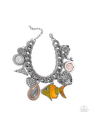 Paparazzi Jewelry Fish Frenzy - Orange Bracelet