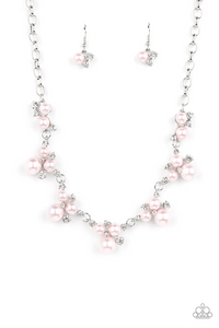 Paparazzi Jewelry Blockbuster Toast To Perfection - Pink Necklace