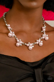 Paparazzi Jewelry Blockbuster Toast To Perfection - Pink Necklace