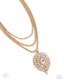 Paparazzi Jewelry Adorably Administrative - Gold Necklace