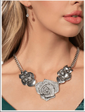 Paparazzi Jewelry Bouquet Beacon - White Necklace