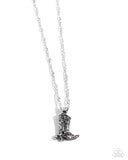 Paparazzi Jewelry Collectable Cowboy - Silver Necklace