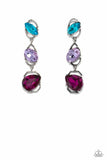 Paparazzi Jewelry Demensional Dance - Multi Post Earrings