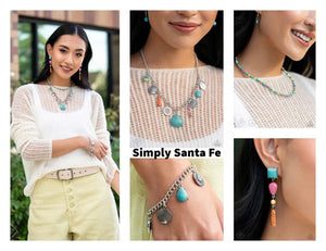 Paparazzi Jewelry Fashion Fix - Feb 2024 Simply Santa Fe Complete Set