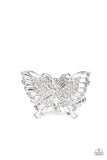 Paparazzi Jewelry Fearless Flutter - White Ring