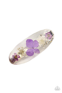 Paparazzi Jewelry Floral Flurry - Purple Hair-Clip