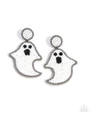 Paparazzi Jewelry Ghost Story - White Earrings