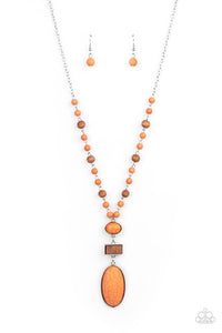 Paparazzi Jewelry Naturally Essential - Orange Necklace