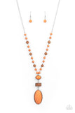 Paparazzi Jewelry Naturally Essential - Orange Necklace