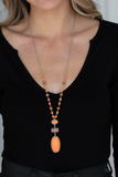 Paparazzi Jewelry Naturally Essential - Orange Necklace