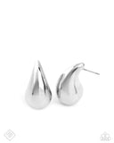 Paparazzi Jewelry Raindrop Reveal - Silver Post Earrings