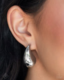 Paparazzi Jewelry Raindrop Reveal - Silver Post Earrings