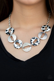 Paparazzi Jewelry Retro Retrograde - White Necklace