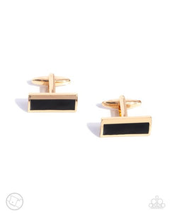 Paparazzi Jewelry Sleek Surrender - Gold Cuff Links