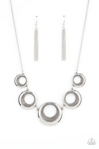 Paparazzi Jewelry Solar Cycle - Silver Necklace