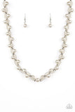 Paparazzi Jewelry Uptown Opulence - White Necklace - Pure Elegance by Kym