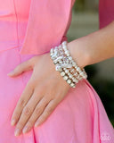 Paparazzi Jewelry Feminine Charm - Pink Bracelet